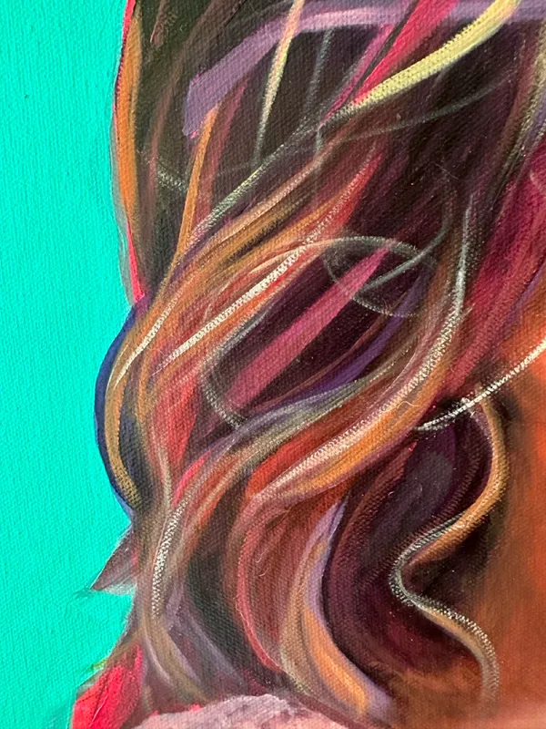 detail of hair