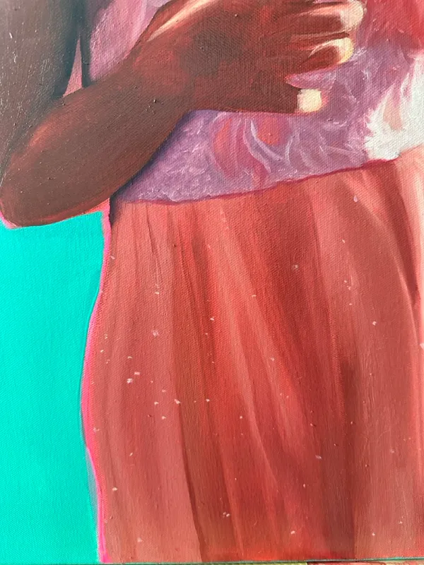 detail of dress