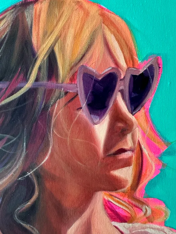 detail of face